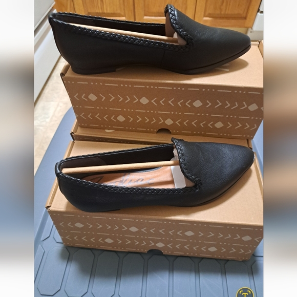 ZODIAC Hill LOAFERS brand new BRAIDED TRIM black - Picture 2 of 8